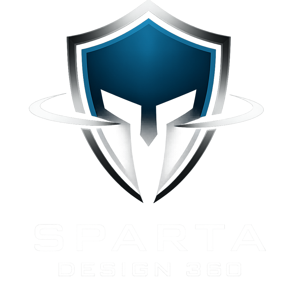 SpartaDesign360 logo – modern digital transformation and creative design agency